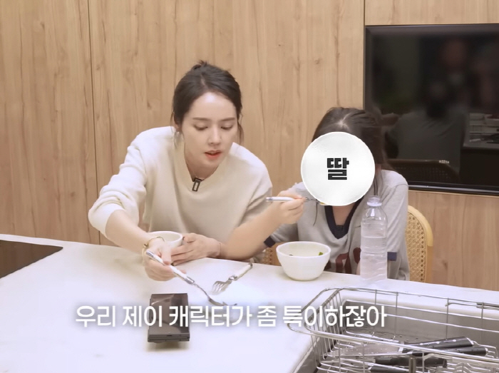 Con gái Han Ga In được mệnh danh là thần đồng vì sở hữu năng lực đặc biệt. Ảnh: Naver