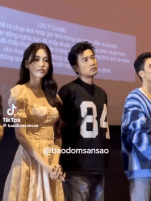 Quốc Trường bị soi biểu hiện lạ ở sự kiện mới đây (Nguồn: @baodomsansao)