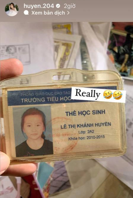 Huyền 204 hồi bé lại mang màu sắc rất khác với hình ảnh hiện tại.