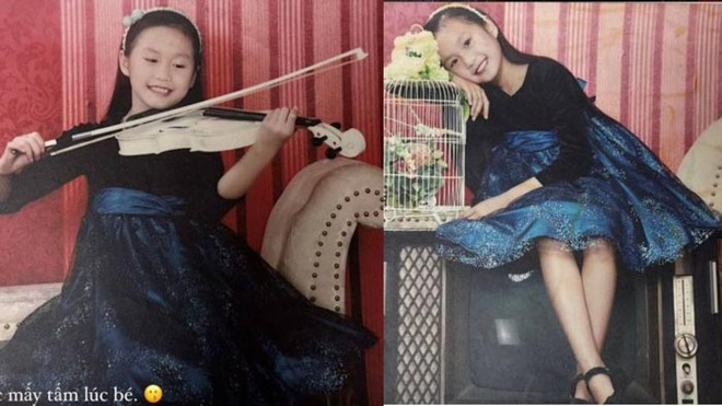 Loạt ảnh hồi bé của hội tiểu thư Việt đang
