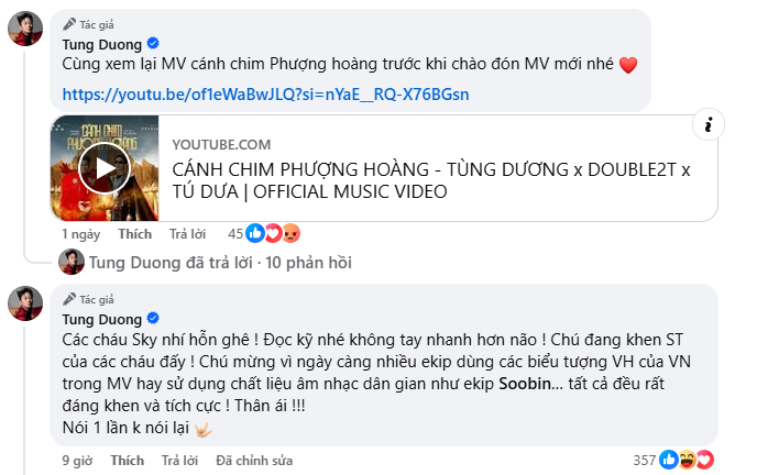 Bình luận thẳng thắn của Tùng Dương
