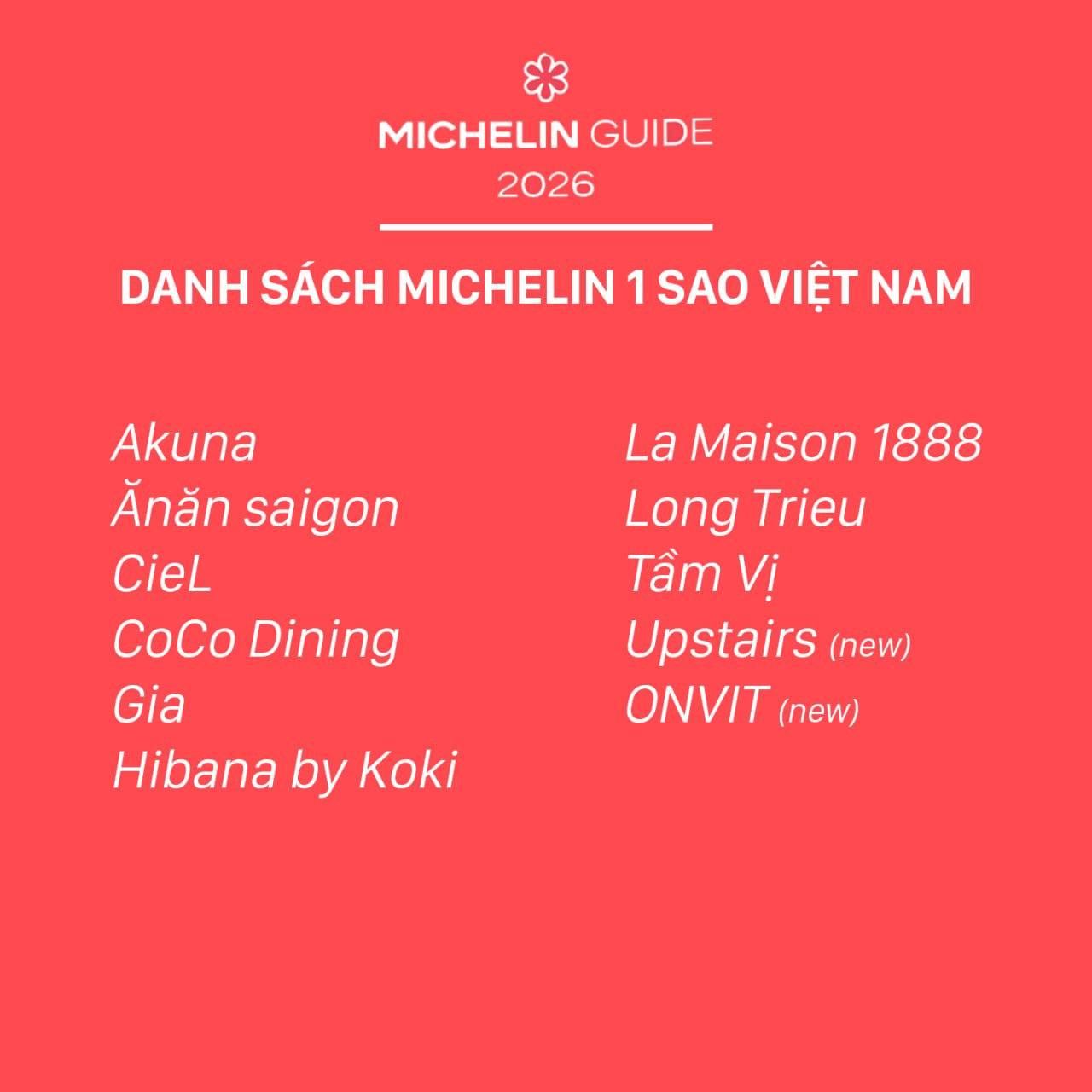 Michelin 2026 bùng nổ tranh cãi: Không hề có bánh mì trong danh sách Bib Gourmand, Bánh cuốn Bà Hoành lọt top gây khó hiểu