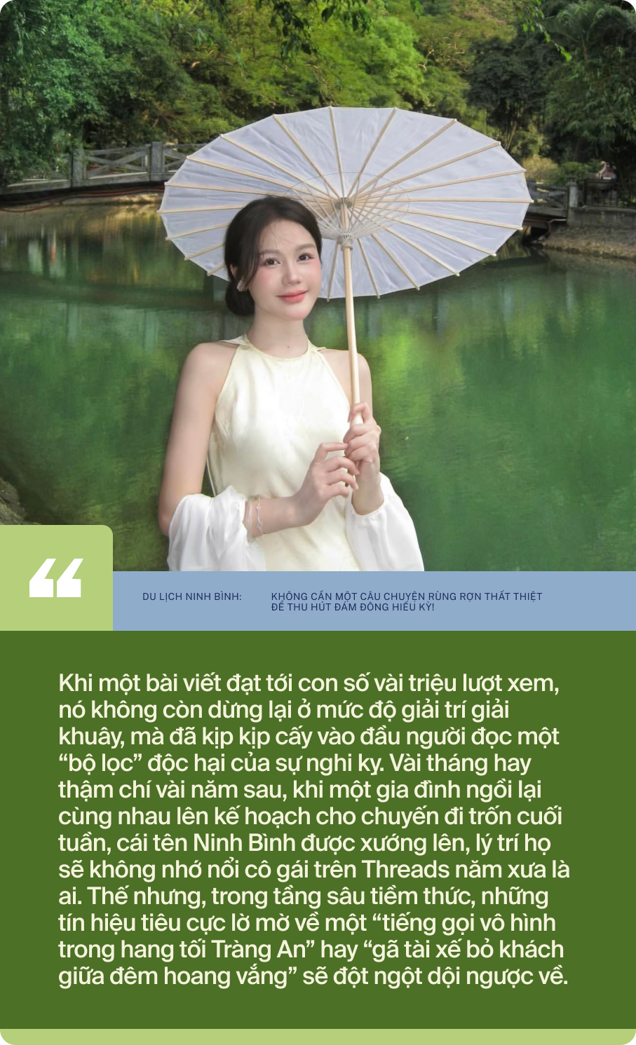 Du lịch Ninh Bình: Không cần một câu chuyện rùng rợn thất thiệt để thu hút đám đông hiếu kỳ!