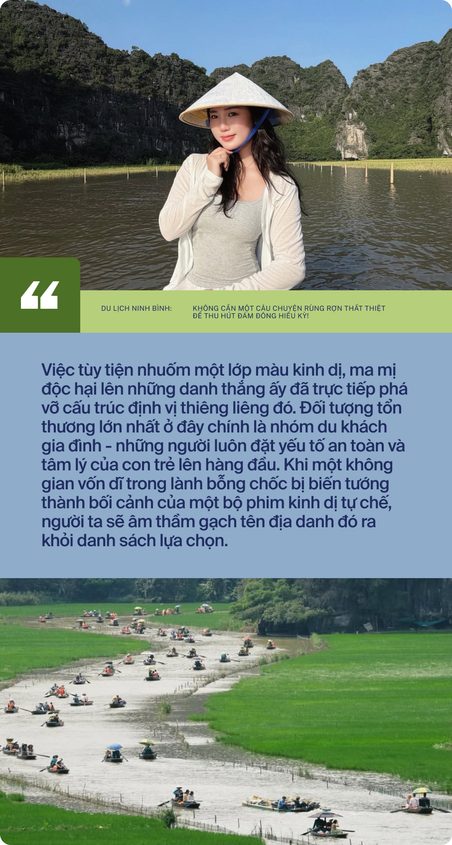 Du lịch Ninh Bình: Không cần một câu chuyện rùng rợn thất thiệt để thu hút đám đông hiếu kỳ!