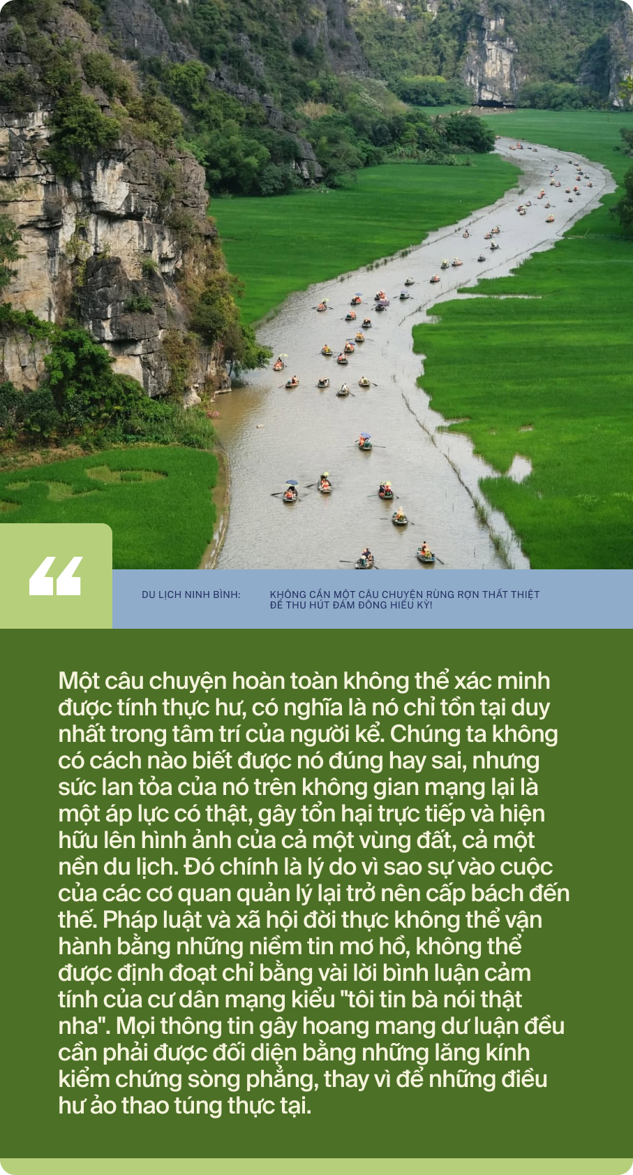 Du lịch Ninh Bình: Không cần một câu chuyện rùng rợn thất thiệt để thu hút đám đông hiếu kỳ!