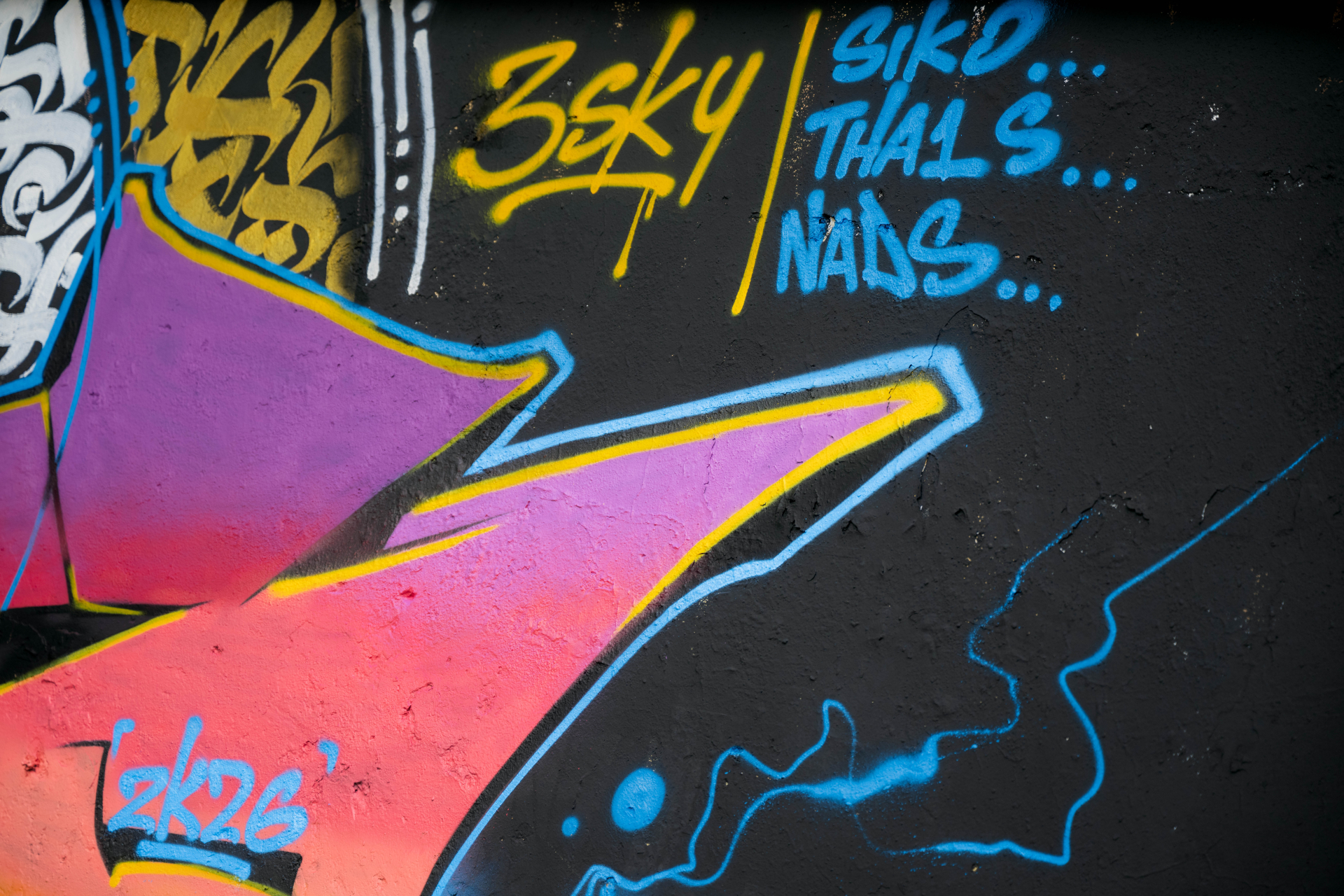Nhóm Graffiti Văn Minh đã thi công trực tiếp khoảng 6 tiếng liên tục để cho ra được thành quả đầy ấn tượng này