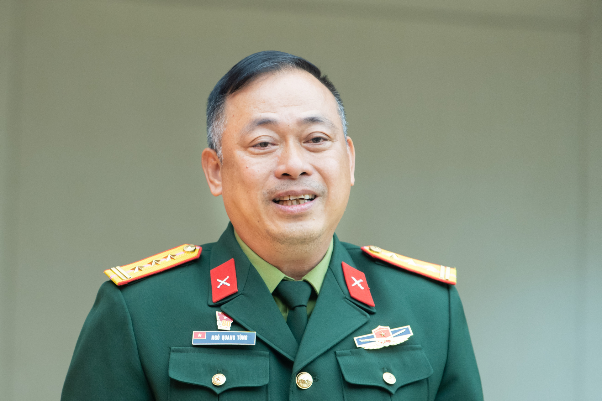 Thượng tá Ngô Quang Tùng được bổ nhiệm là Phó Giám đốc Công ty Thể thao Viettel (VTSport)  vào cuối năm 2024 (Ảnh: Viettel)