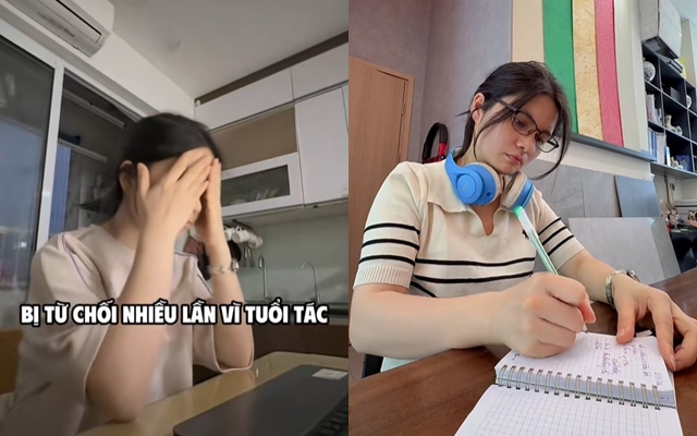 Mỗi lần đi xin việc là lại áp lực, stress, nhưng Ngọc Khánh vẫn nỗ lực, bởi cô cần có công việc, còn có con nhỏ cần phải nuôi.