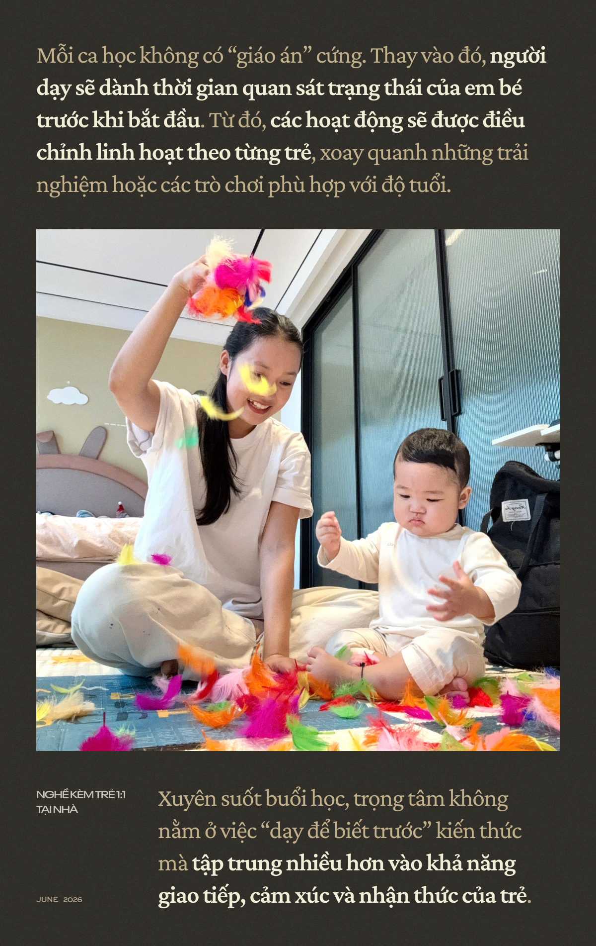 Bên trong nghề kèm trẻ 1:1 tại nhà thu nhập 20 triệu/tháng ở Việt Nam: Không chỉ dành cho con nhà giàu, thử thách lớn nhất là gì?