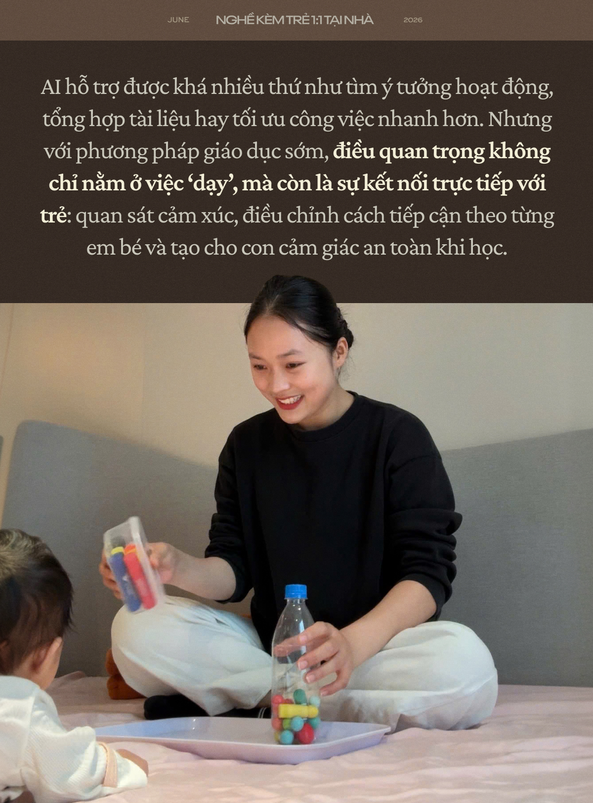 Bên trong nghề kèm trẻ 1:1 tại nhà thu nhập 20 triệu/tháng ở Việt Nam: Không chỉ dành cho con nhà giàu, thử thách lớn nhất là gì?