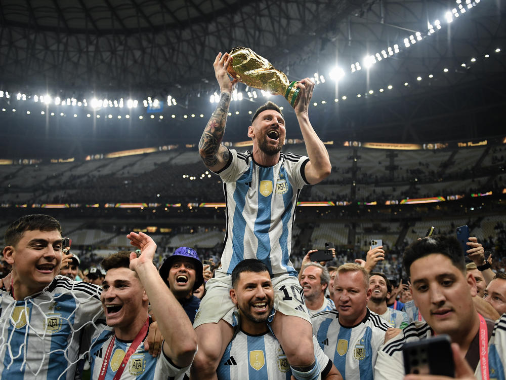 Hình ảnh đội tuyển Argentina vô địch World Cup 2022 (Ảnh: Getty Images)