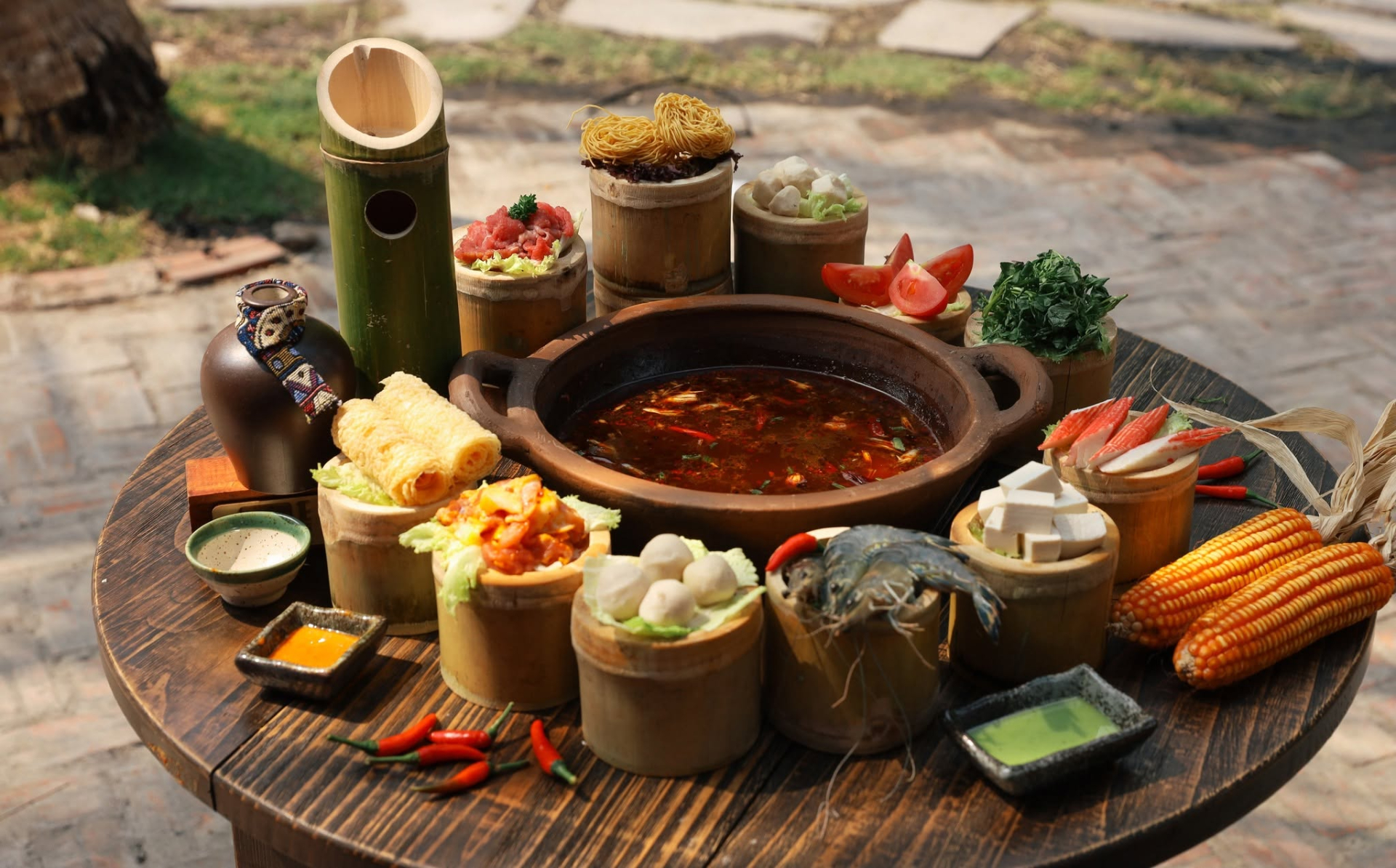  Nhà Pá có thực đơn đa dạng, phong phú
