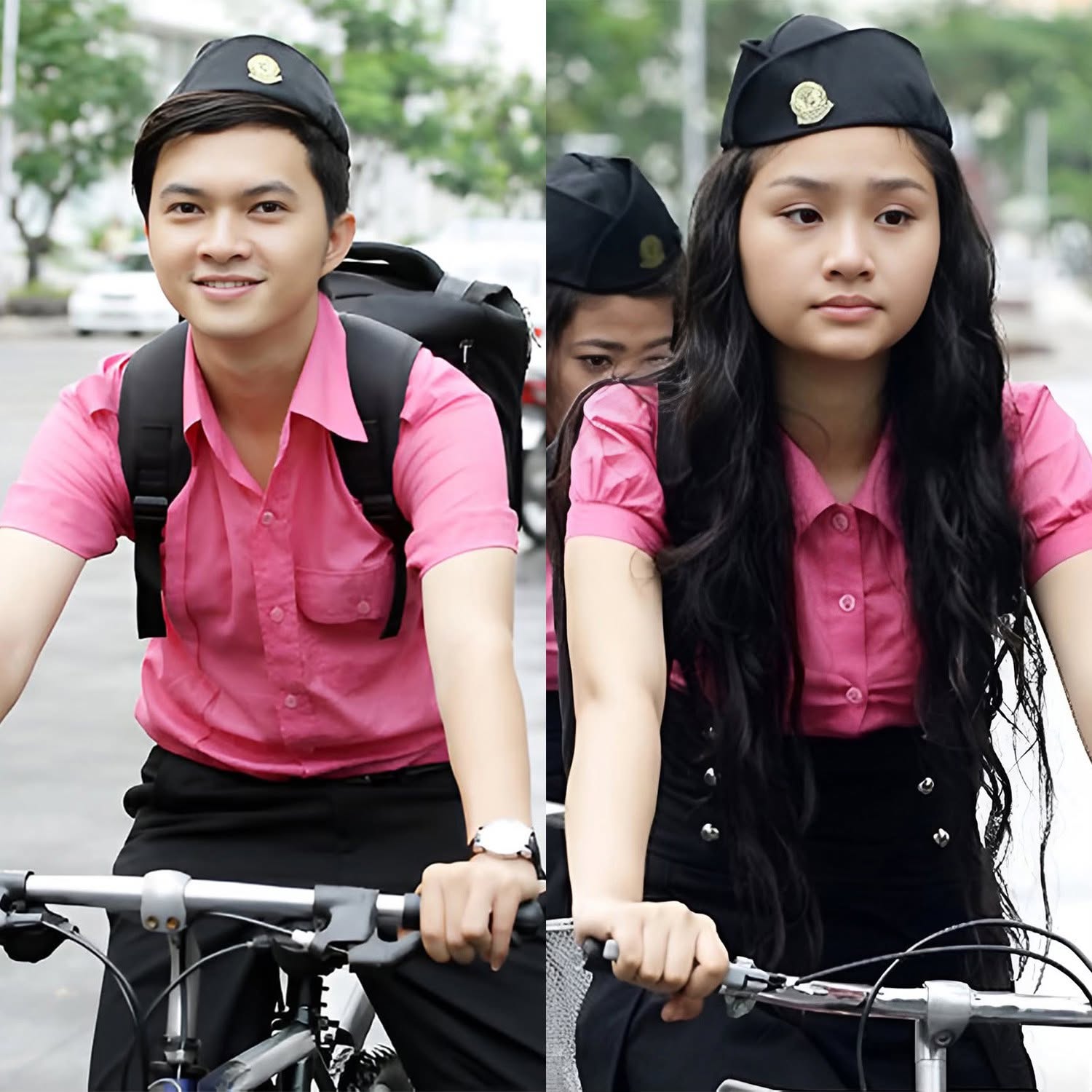 Hình ảnh Nam Cường và Miu Lê trong phim Những Thiên Thần Áo Trắng đang được cư dân mạng chia sẻ rầm rộ