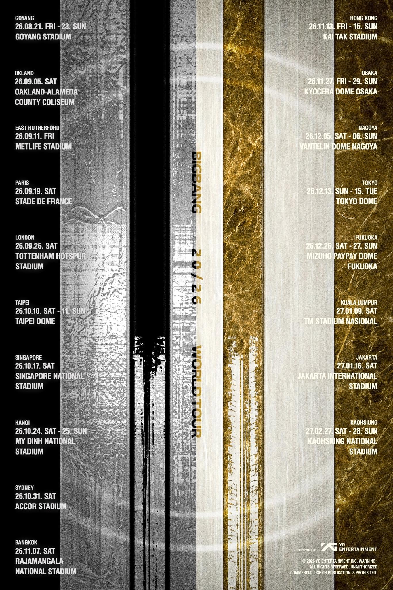 BIGBANG công bố World Tour