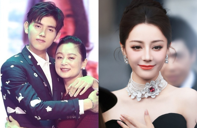 Minh tinh Trần Hồng muốn con trai mỹ nam chia tay Địch Lệ Nhiệt Ba để chuyên tâm cho sự nghiệp. Ảnh: Sina. 
