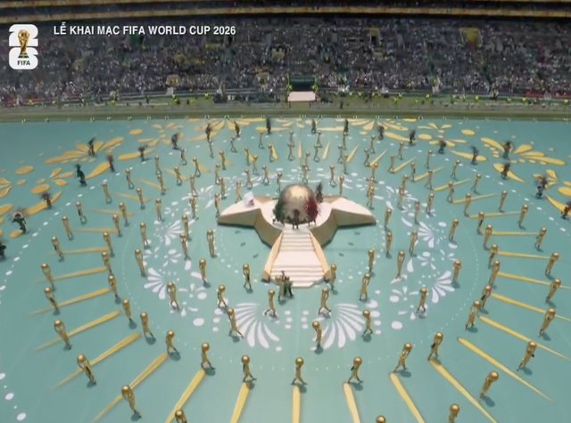 Bố trí sân khấu khai mạc World Cup 2026 ở Mexico