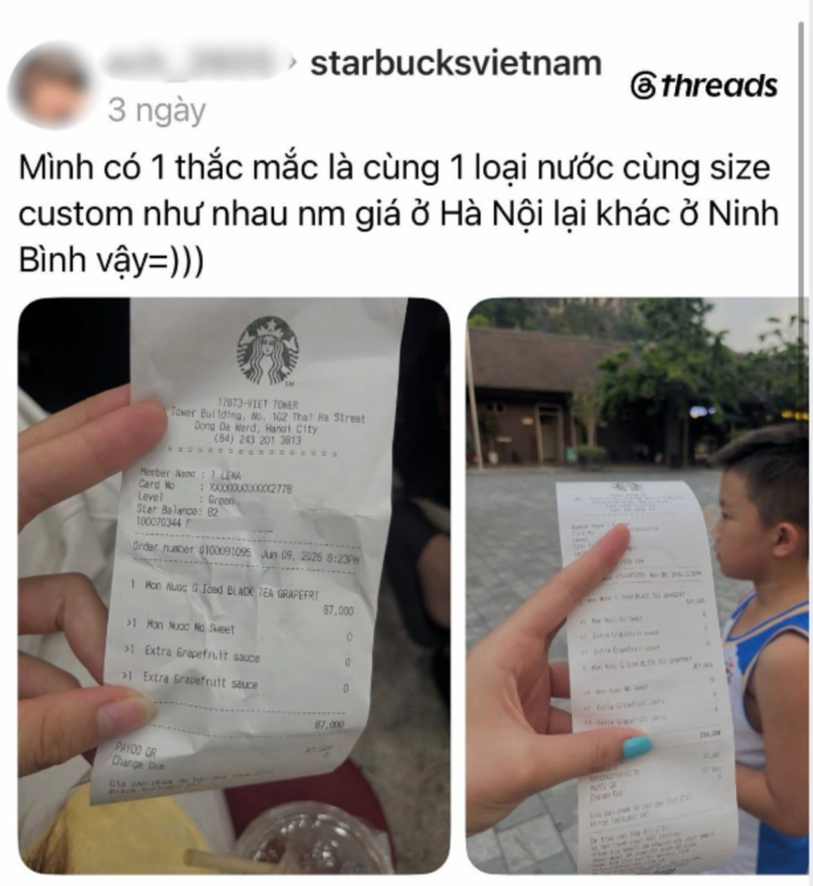 Starbucks chính thức lên tiếng vụ ly cà phê đắt thêm 20.000 ở loạt khu du lịch hot nhất Việt Nam
