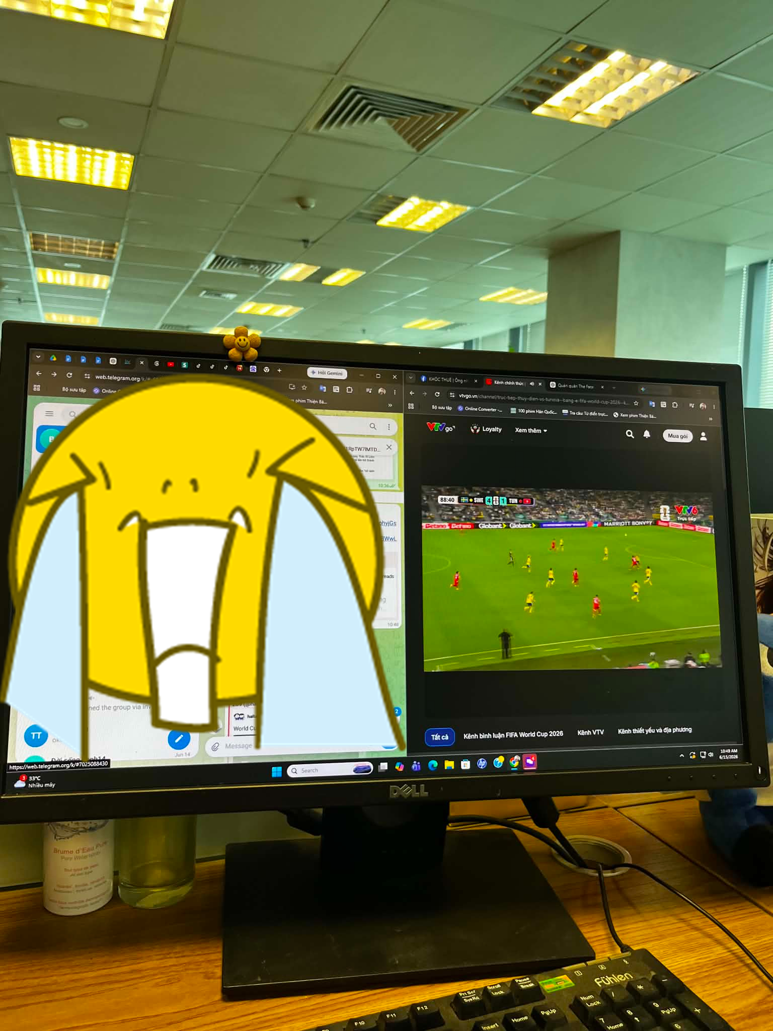 Trung bình máy tính dân văn phòng mùa World Cup