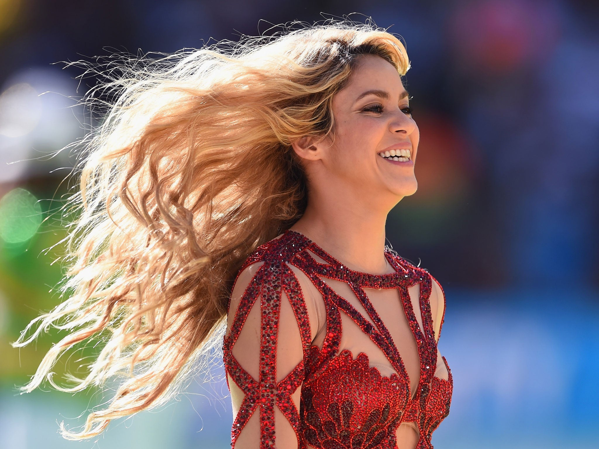 Nữ hoàng World Cup Shakira diễn khai mạc năm 2014 ở Brazil 