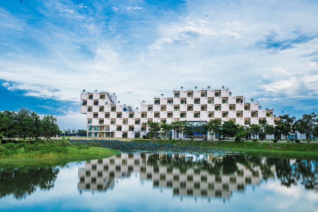 Khuôn viên trường Đại học FPT (Ảnh: FPTU)