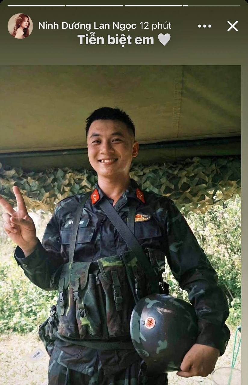 Ninh Dương Lan Ngọc đăng ảnh tiễn biệt Thượng úy Lê Văn Thắng