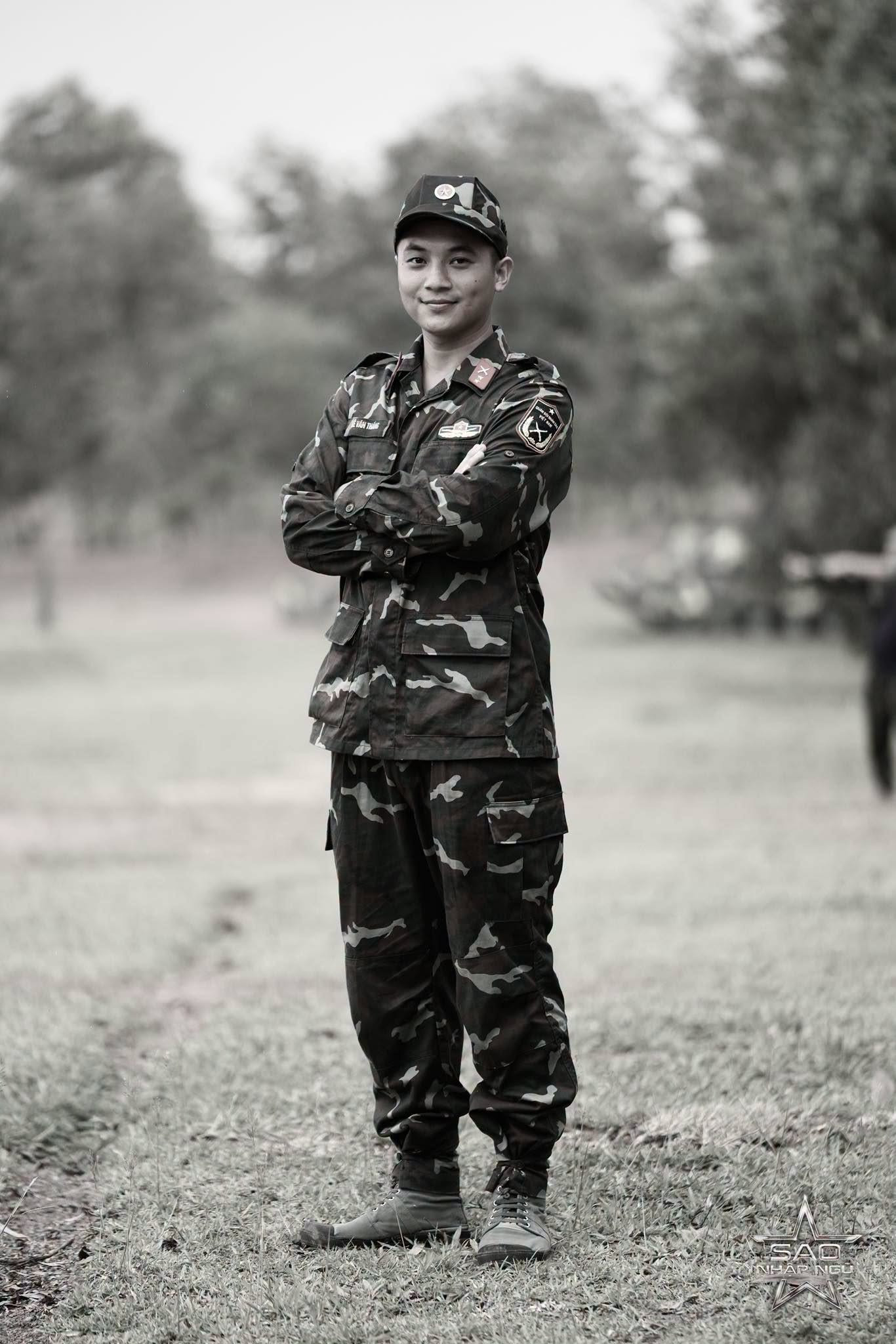 Thượng úy Lê Văn Thắng hưởng dương 28 tuổi. Ảnh: Sao nhập ngũ