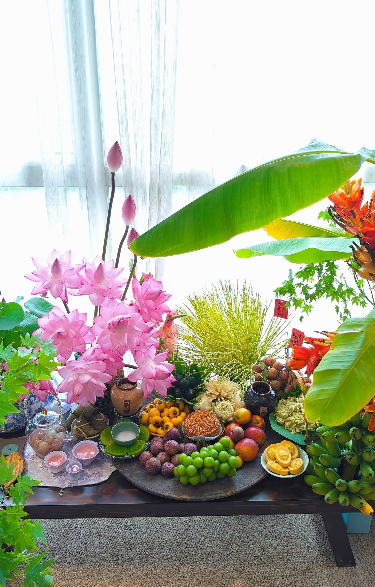 Mâm cỗ cúng Tết Đoan Ngọ 5/5 đậm mùi