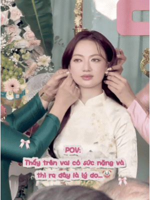 Xuân Nghi còn hài hước nói trên vai có gánh nặng khi lấy chồng