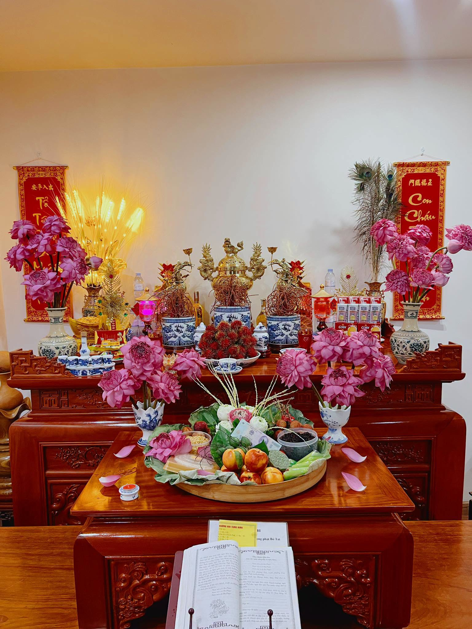 Mâm cỗ cúng Tết Đoan Ngọ 5/5 đậm mùi