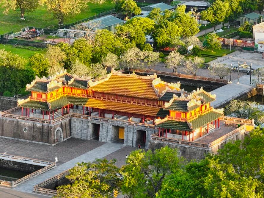 Đại Nội Huế nhìn từ trên cao
