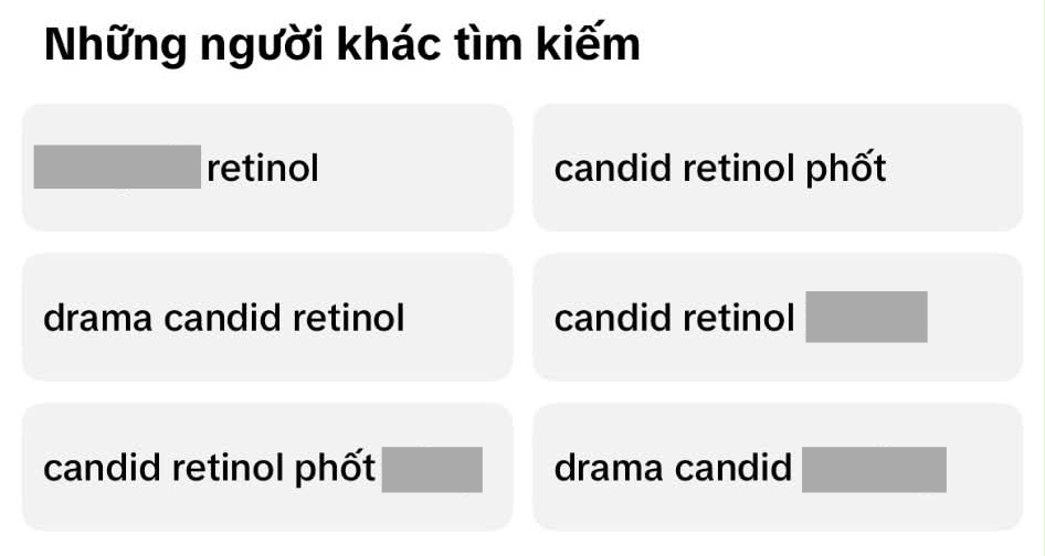 Các từ khóa tìm kiếm liên quan đến Candid (Ảnh chụp màn hình)