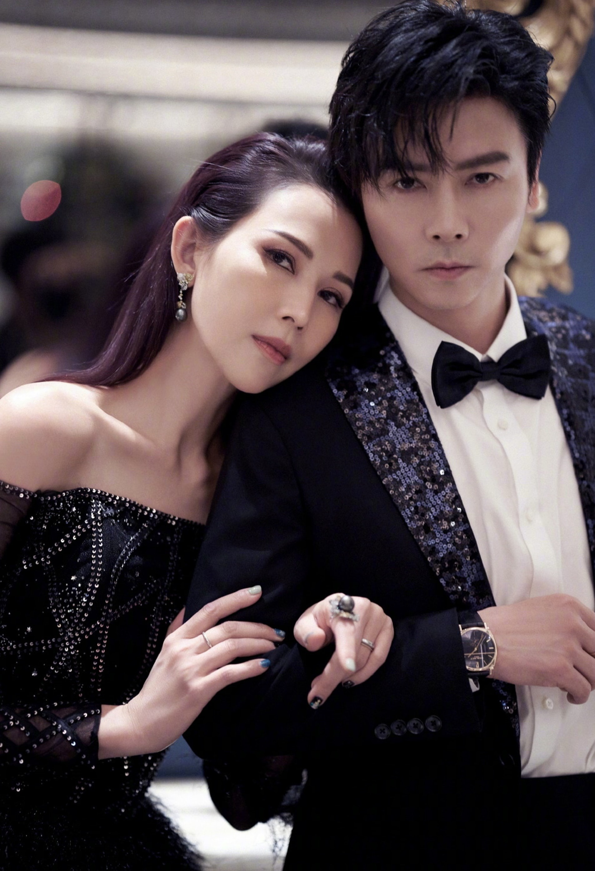 Trương Tấn - Thái Thiếu Phân có hôn nhân viên mãn, hạnh phúc. Ảnh: Sina.