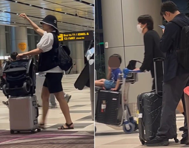 Park Shin Hye lộ ra bụng bầu lớn trước ống kính máy quay trong lần xuất hiện ở sân bay vào hôm 9/6. Còn nhớ cách đây đúng 2 tháng, người đẹp công bố tin vui đang mang thai bé thứ 2. Và đây cũng là lần đầu nữ diễn viên lộ diện sau tin mang bầu. Ảnh: X