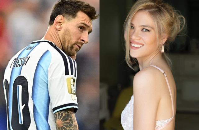 Chuyện tình của Messi và Macarena Lemos từng tiêu tốn giấy mực của báo giới. Ảnh: X.