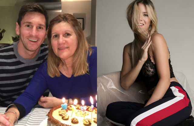 Macarena Lemos bị mẹ Messi cầm chảo rượt đánh ở siêu thị. Ảnh: Instagram.
