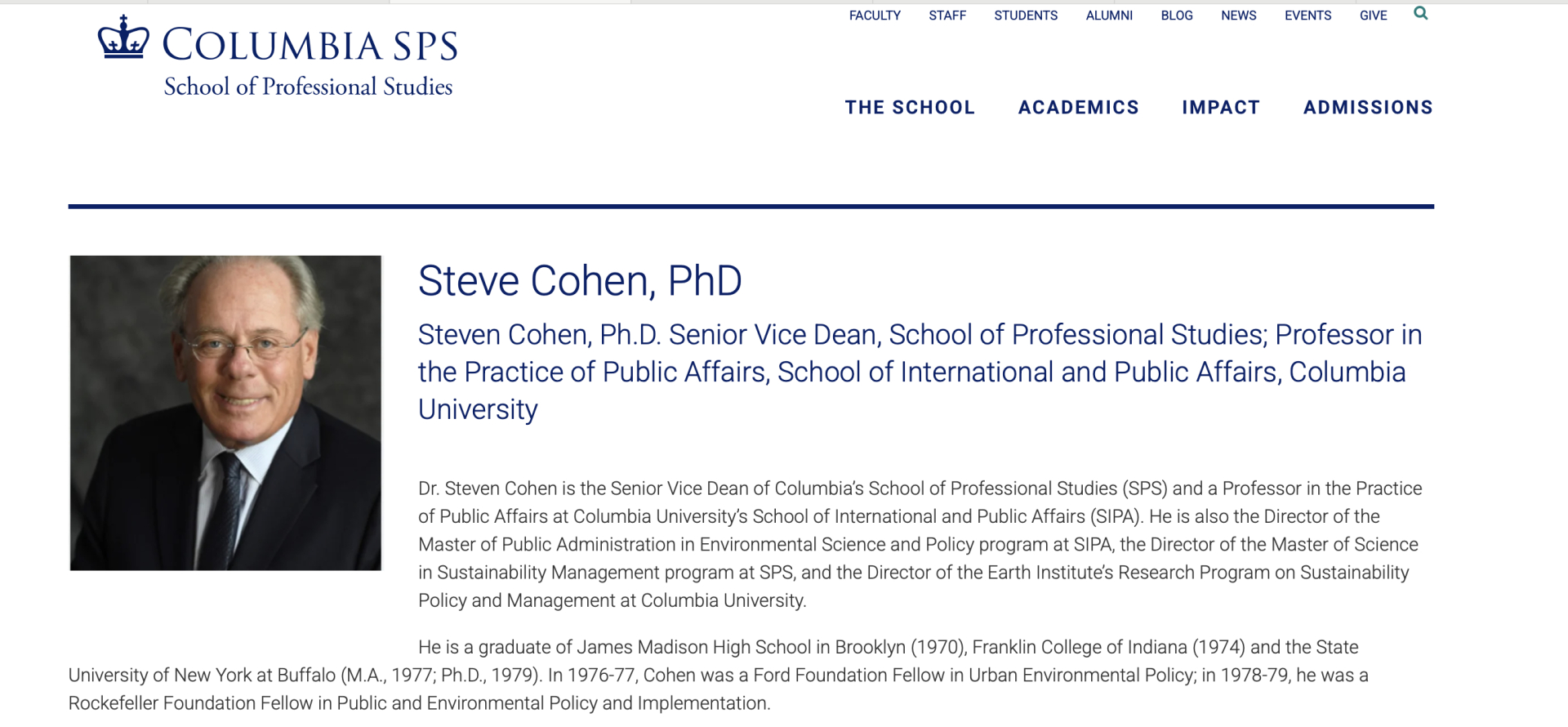 Về thông tin của Dr. Steve Cohen, Bảo Ngọc chia sẻ lại những thông tin từ Columbia University để phủ nhận việc thư mời sai tên người đại diện