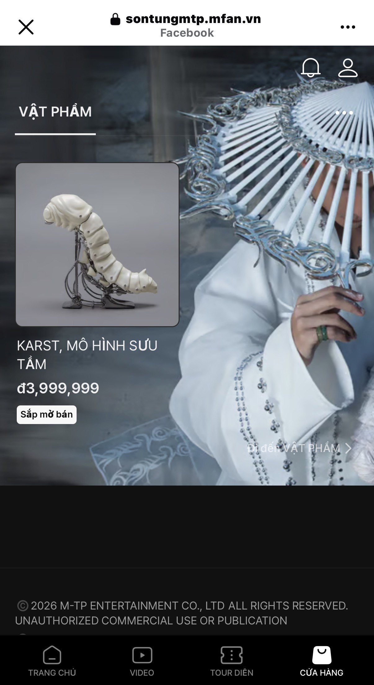 Mô hình sâu được giới thiệu với giá 3.999.999 đồng