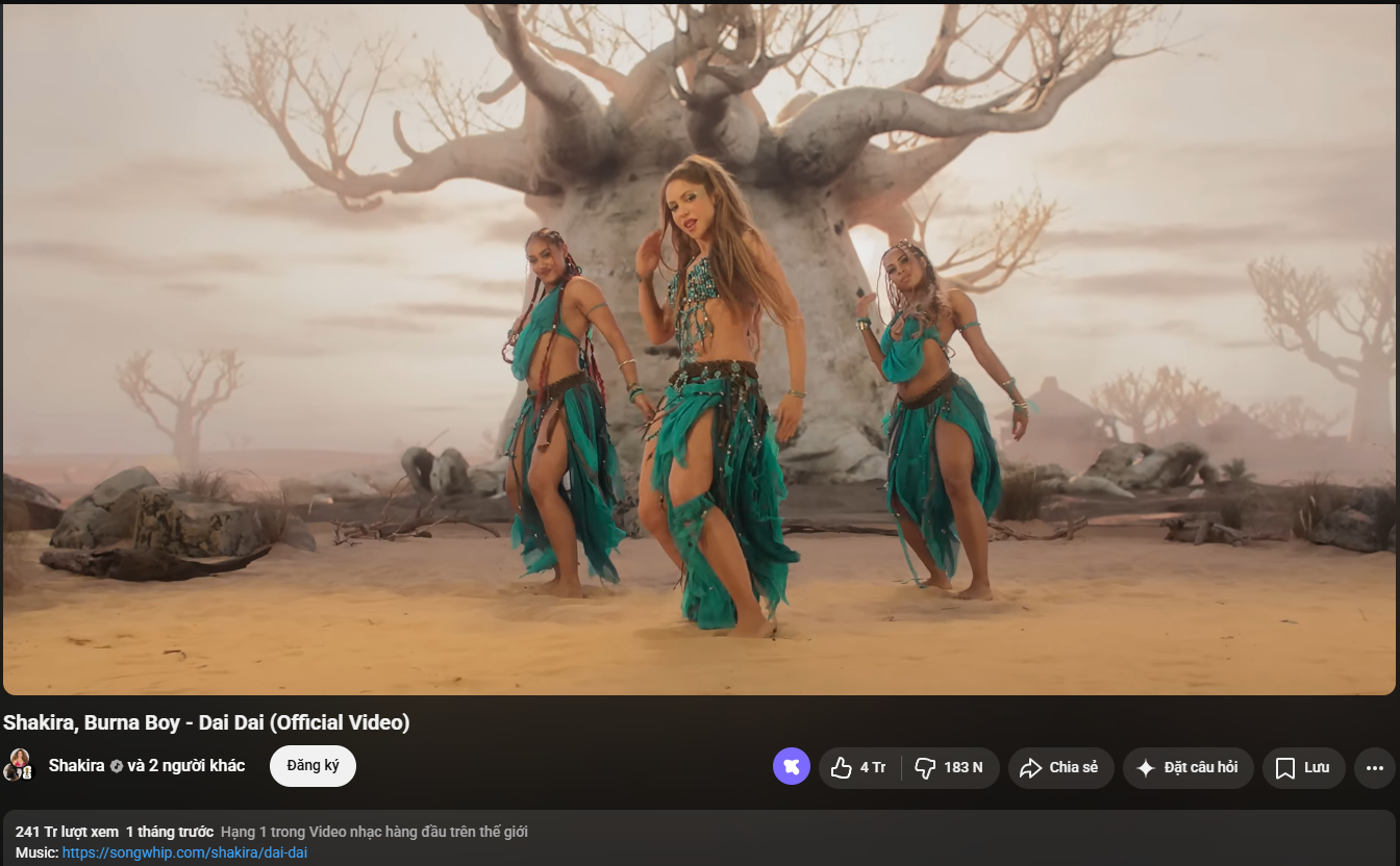 Dai Dai chính thức trở thành MV phát hành trong năm 2026 sở hữu nhiều lượt xem nhất trên YouTube