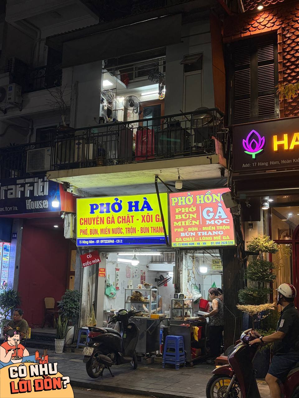 Phở gà Hà nằm ở số 15 Hàng Hòm
