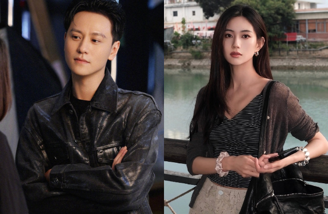   Tần Tuấn Kiệtt và Châu Hiểu Phàm bị nghi phim giả tình thật sau khi đóng chung trong 2 bộ phim truyền hình. Ảnh: Sina.  
