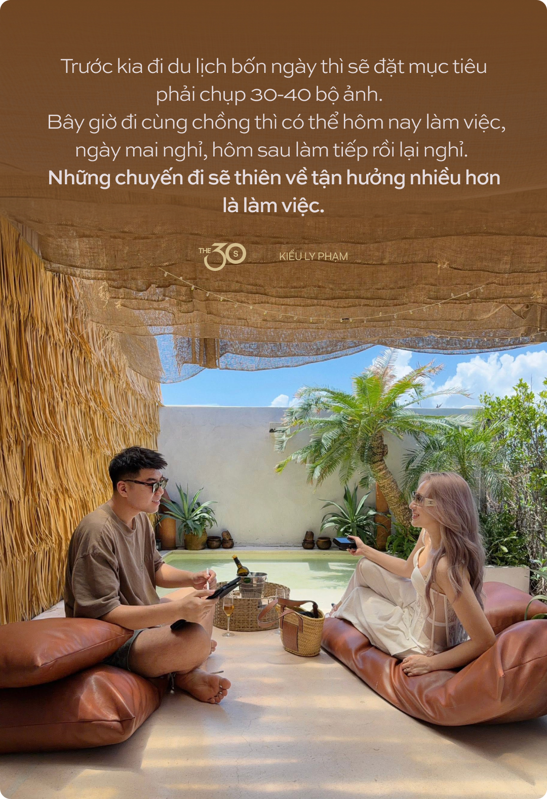 30s của Kiều Ly Phạm: Không còn KPI chụp 30-40 bộ hình khi đi du lịch, dừng làm việc sau 10h tối