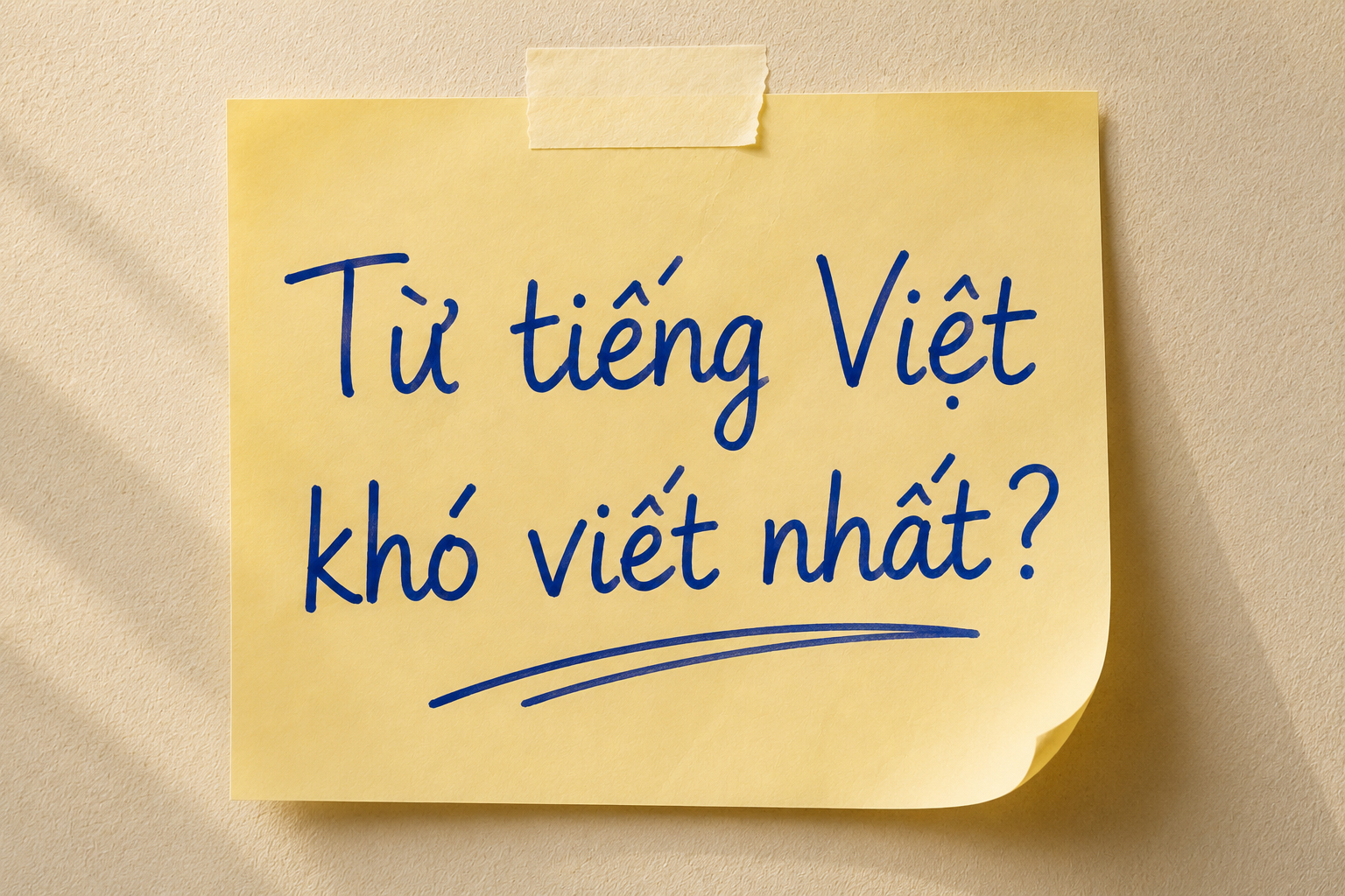 Một từ tiếng Việt chỉ 6 chữ cái nhưng khiến không ít người Việt phải tra Google mới viết đúng