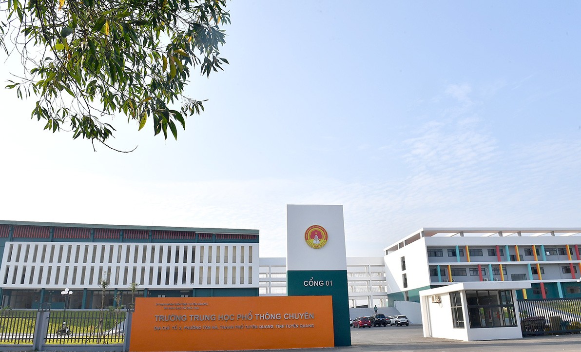 Ngôi trường chuyên số 1 tỉnh Tuyên Quang rộng 6ha, vốn đầu tư 255 tỷ đồng, sở hữu loạt thành tích đáng nể