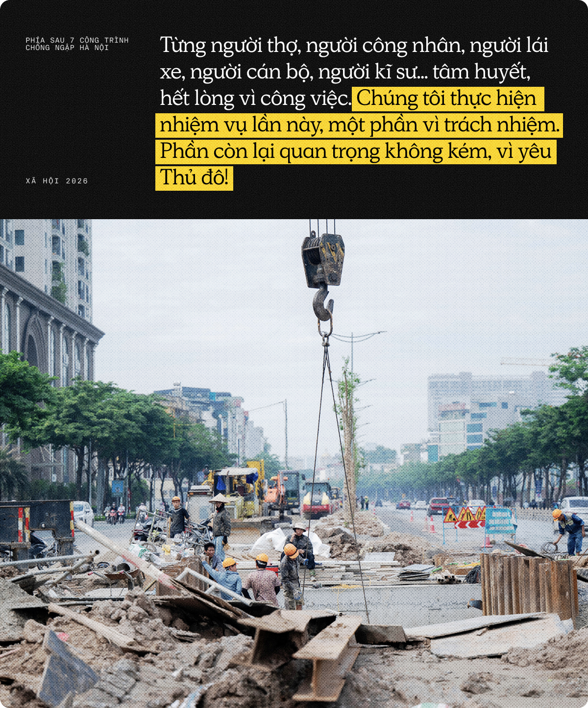 7 công trình chống ngập khẩn cấp cho Hà Nội về đích sau 4 tháng