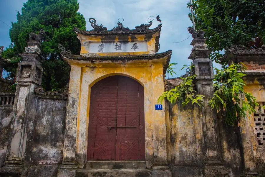  Làng Cựu nằm cách trung tâm Hà Nội khoảng 40km về phía Tây Nam, là một trong những ngôi làng cổ của mảnh đất kinh kỳ. Nguồn ảnh: Sưu tầm