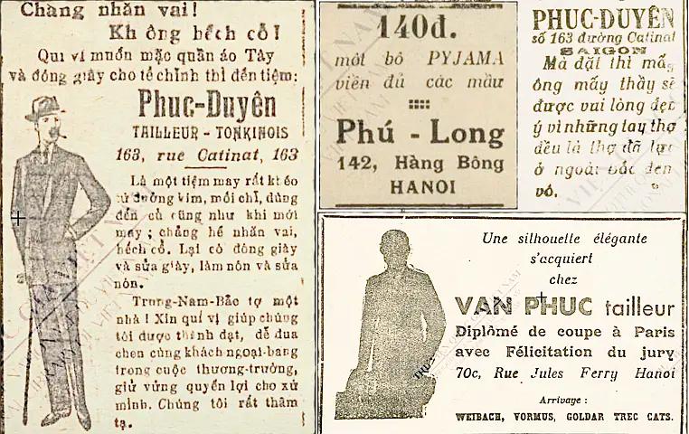   Mẩu tin quảng cáo cho các nhà may có tên mang chữ Phúc hoặc Phú. Nguồn: Style Republik.  