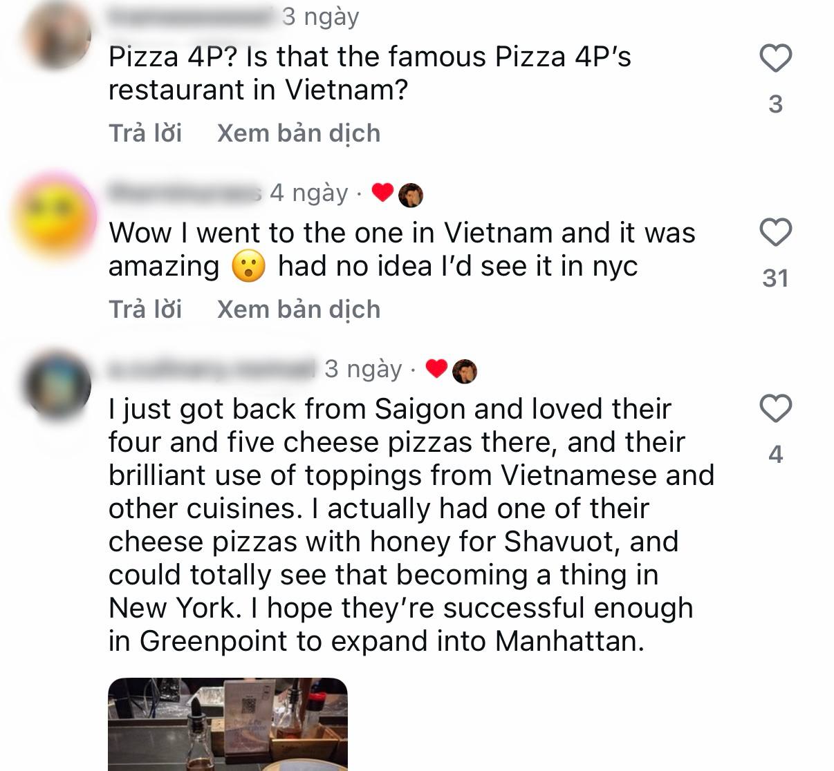 Fan của Pizza 4P's trên khắp thế giới bất ngờ khi có cửa hàng mới ở New York
