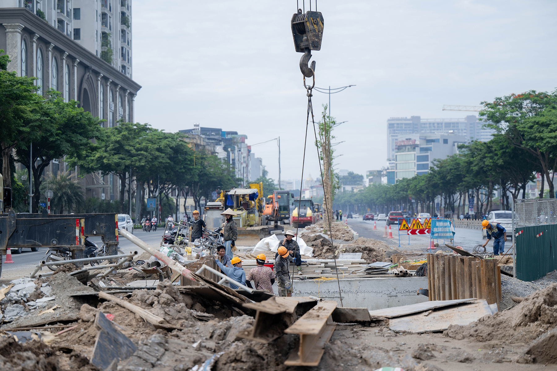 7 công trình chống ngập cho Hà Nội về đích sau 4 tháng 