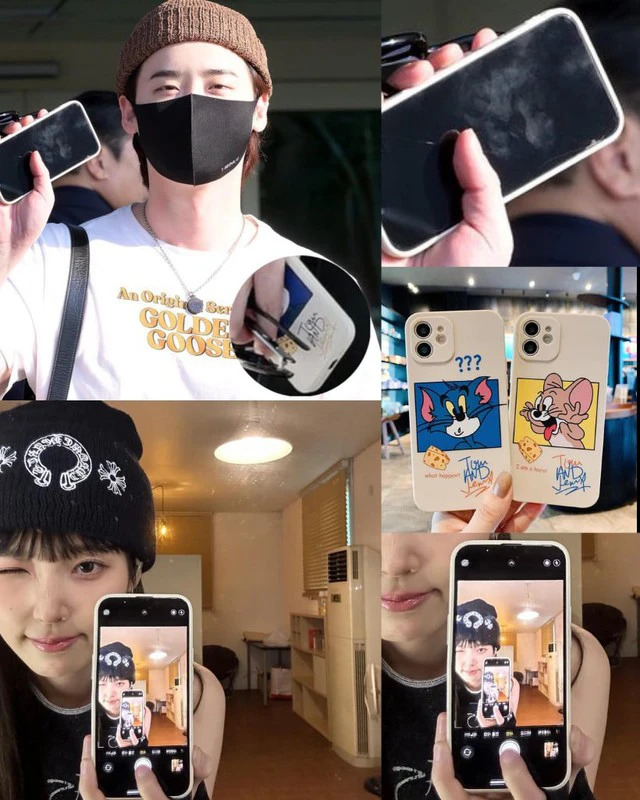 IU - Lee Jong Suk thỉnh thoảng để lộ đồ đôi trong những năm qua. Ảnh: Naver
