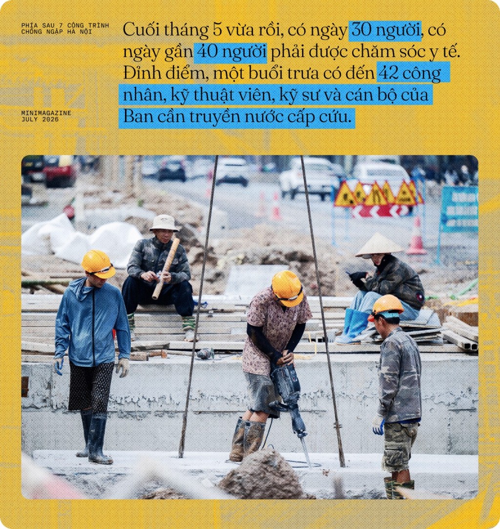 7 công trình chống ngập cho Hà Nội về đích sau 4 tháng 